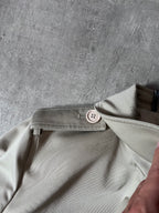 S/S 2008 Dior Homme Short Beltet Coat Beige Men - M
