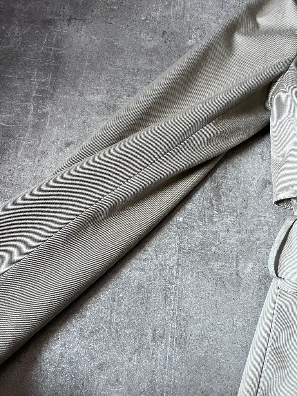 S/S 2008 Dior Homme Short Beltet Coat Beige Men - M