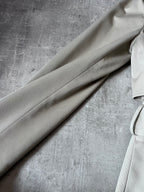 S/S 2008 Dior Homme Short Beltet Coat Beige Men - M