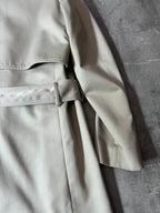 S/S 2008 Dior Homme Short Beltet Coat Beige Men - M