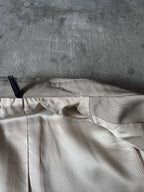 S/S 2008 Dior Homme Short Beltet Coat Beige Men - M