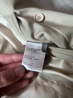 S/S 2008 Dior Homme Short Beltet Coat Beige Men - M