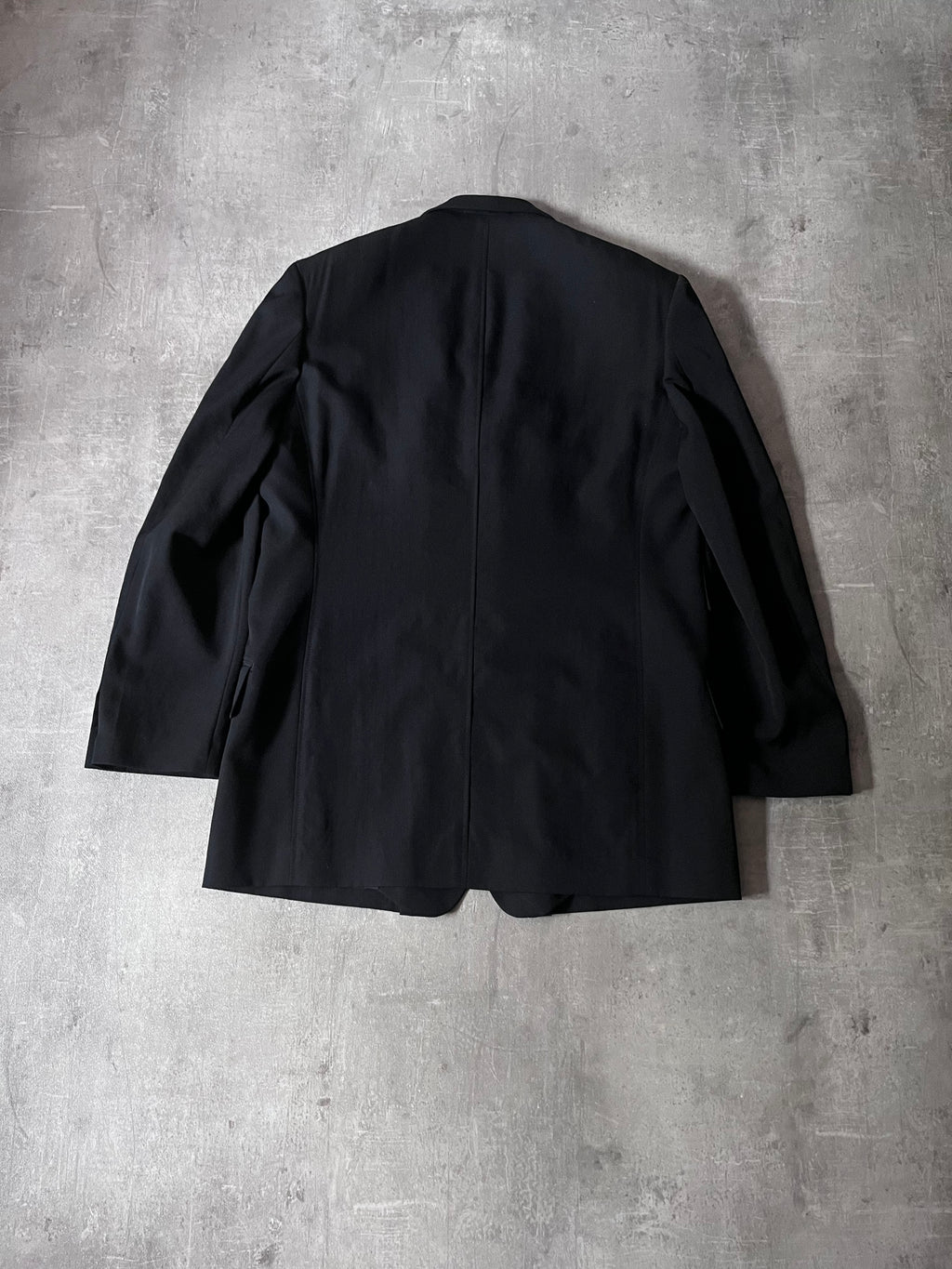 Yohji Yamamoto Vintage Runway Wool Long Blazer Jacket Black Men - M