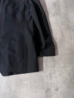 Yohji Yamamoto Vintage Runway Wool Long Blazer Jacket Black Men - M