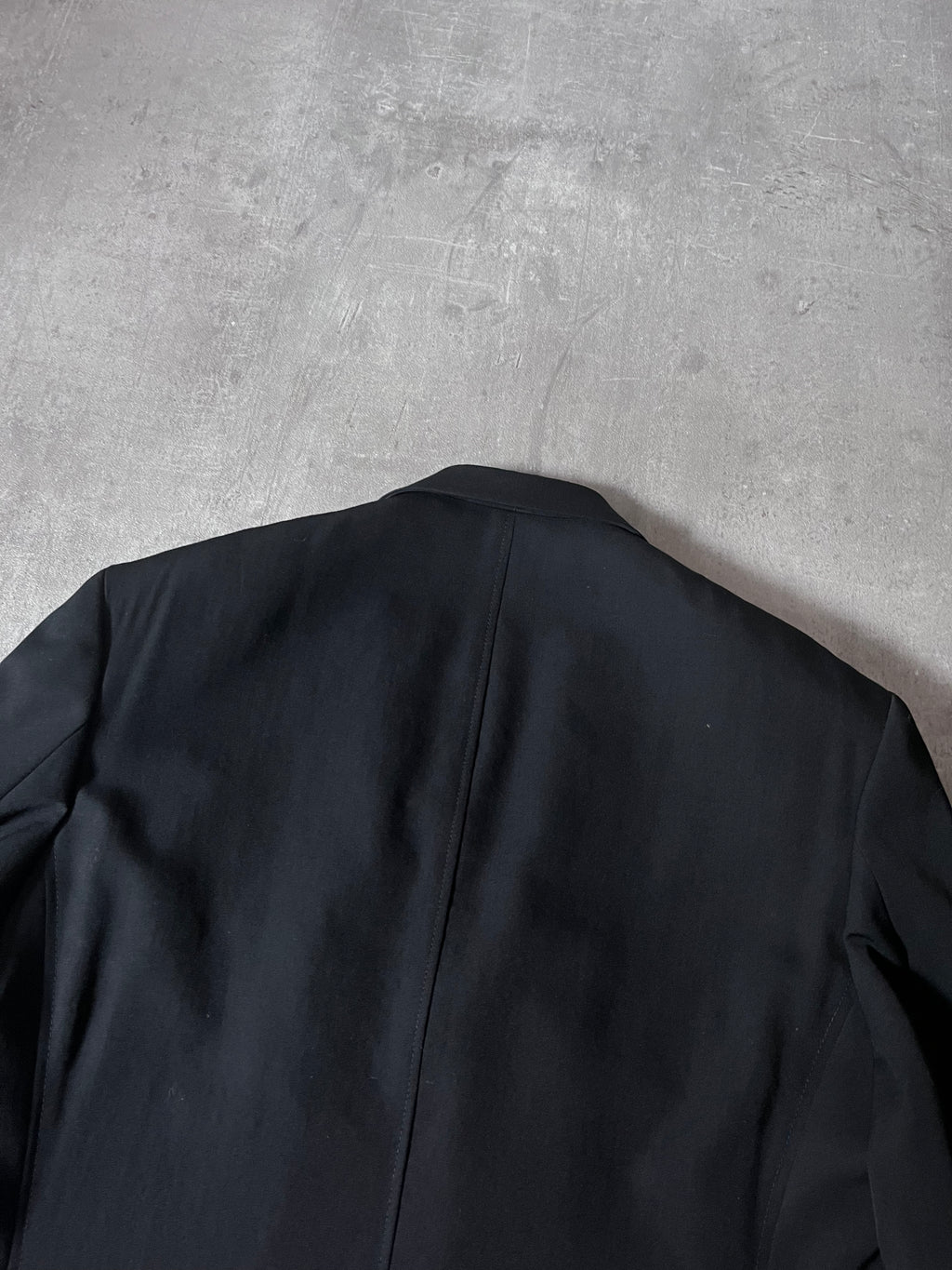 Yohji Yamamoto Vintage Runway Wool Long Blazer Jacket Black Men - M