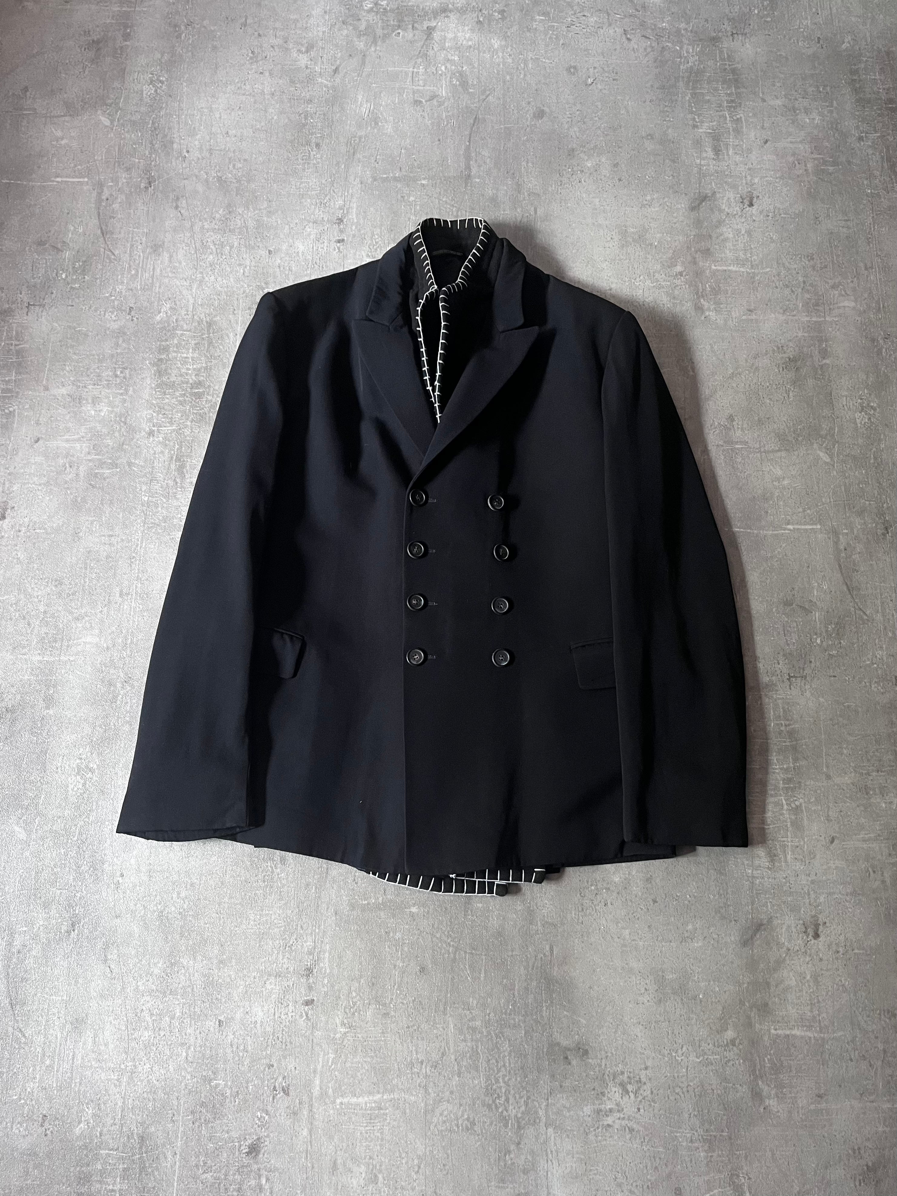 F/W 1996 Yohji Yamamoto Wool Archival Blazer Jacket Black Men - M