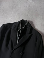 F/W 1996 Yohji Yamamoto Wool Archival Blazer Jacket Black Men - M