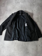 F/W 1996 Yohji Yamamoto Wool Archival Blazer Jacket Black Men - M