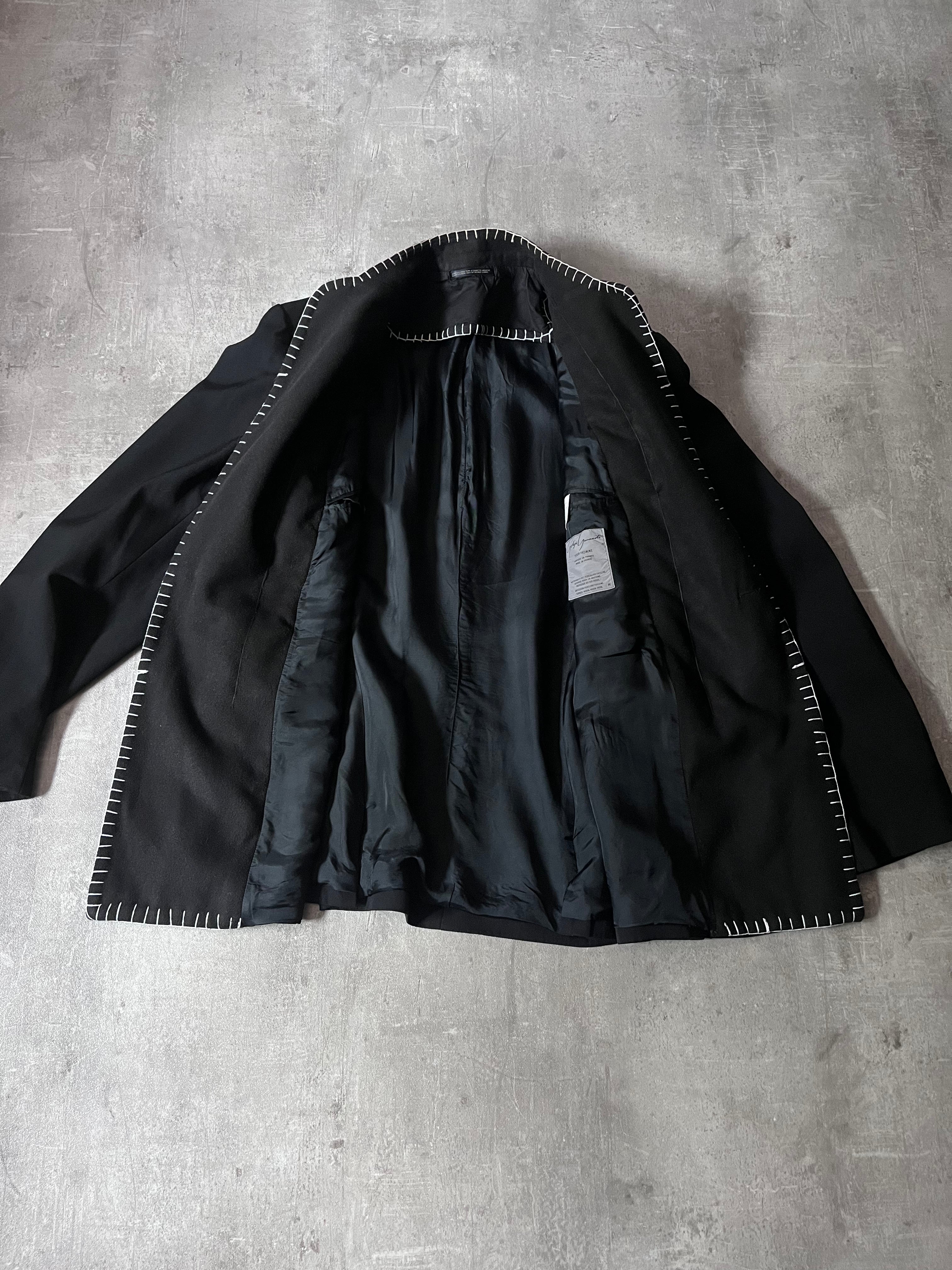 F/W 1996 Yohji Yamamoto Wool Archival Blazer Jacket Black Men - M