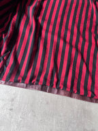 Dries Van Noten Vintage Leather Double Breasted Coat Red Men - L
