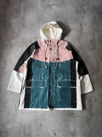 2020 Loewe by Jonathan Anderson ELN Woven Parka Linen Oversize Jacket Multicolor Men - S
