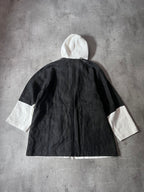 2020 Loewe by Jonathan Anderson ELN Woven Parka Linen Oversize Jacket Multicolor Men - S