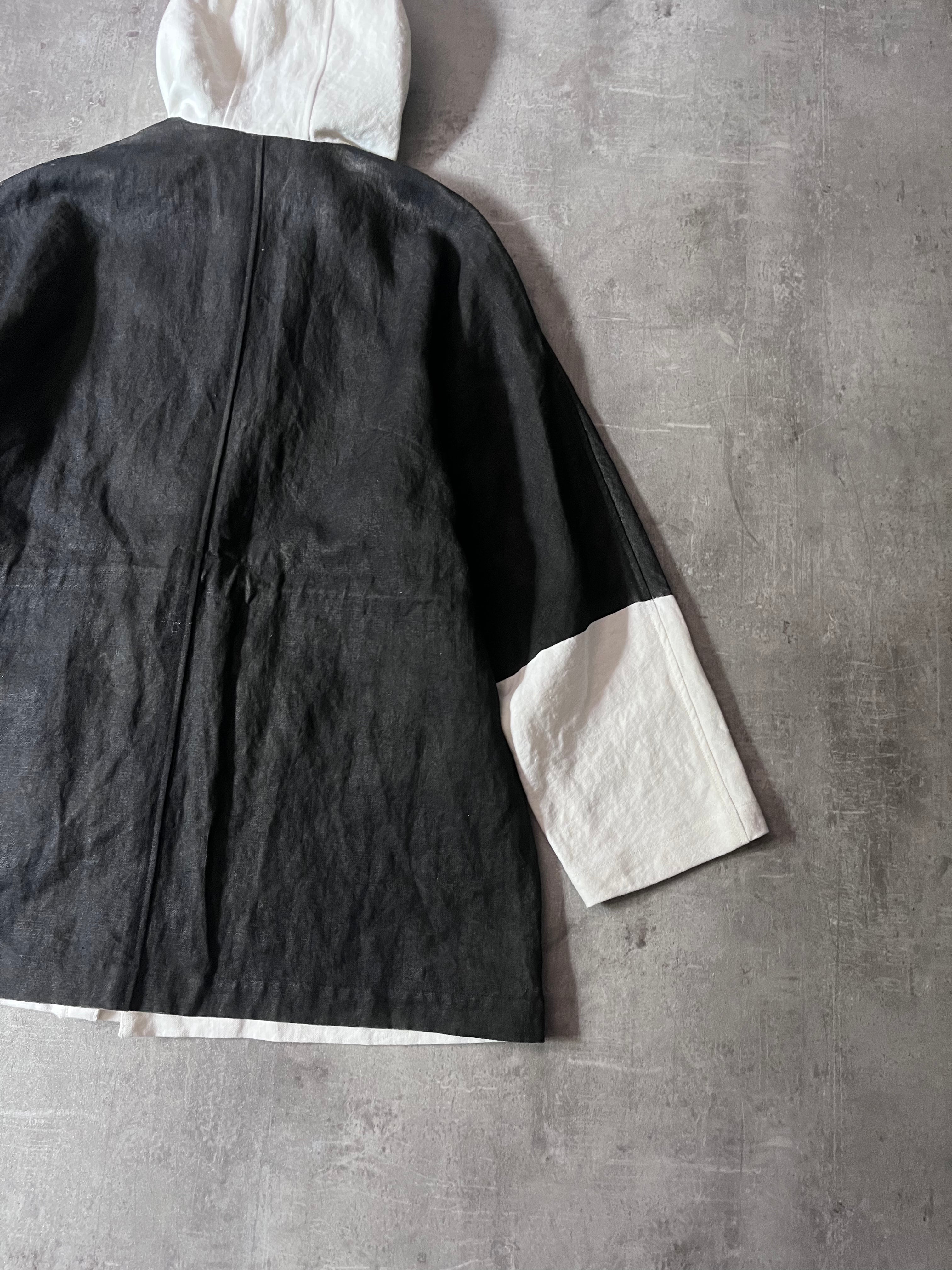 2020 Loewe by Jonathan Anderson ELN Woven Parka Linen Oversize Jacket Multicolor Men - S
