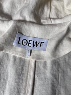 2020 Loewe by Jonathan Anderson ELN Woven Parka Linen Oversize Jacket Multicolor Men - S