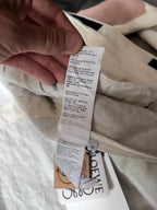 2020 Loewe by Jonathan Anderson ELN Woven Parka Linen Oversize Jacket Multicolor Men - S