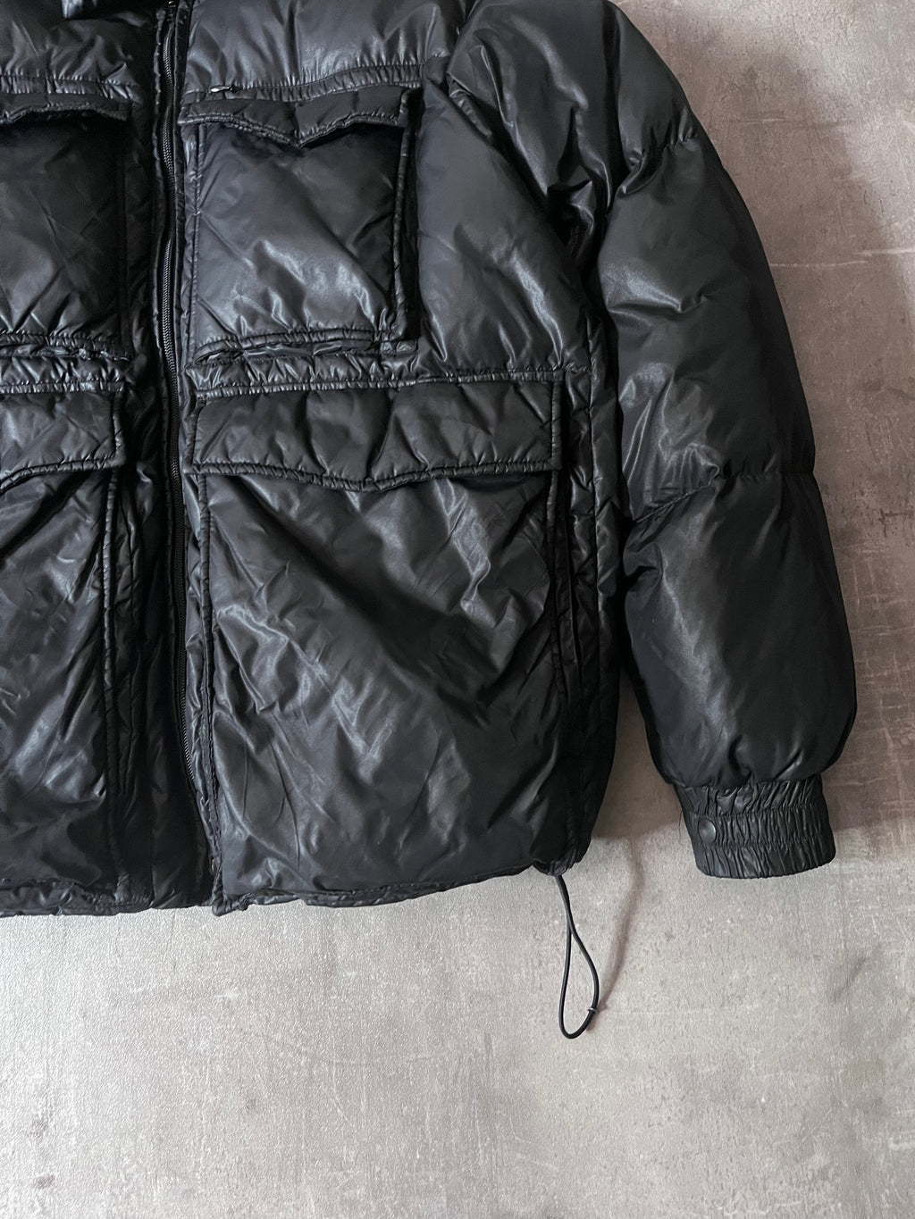 F/W 2017 Acne Studios MInus Gloss Down Puffer Jacket Black Men -  M