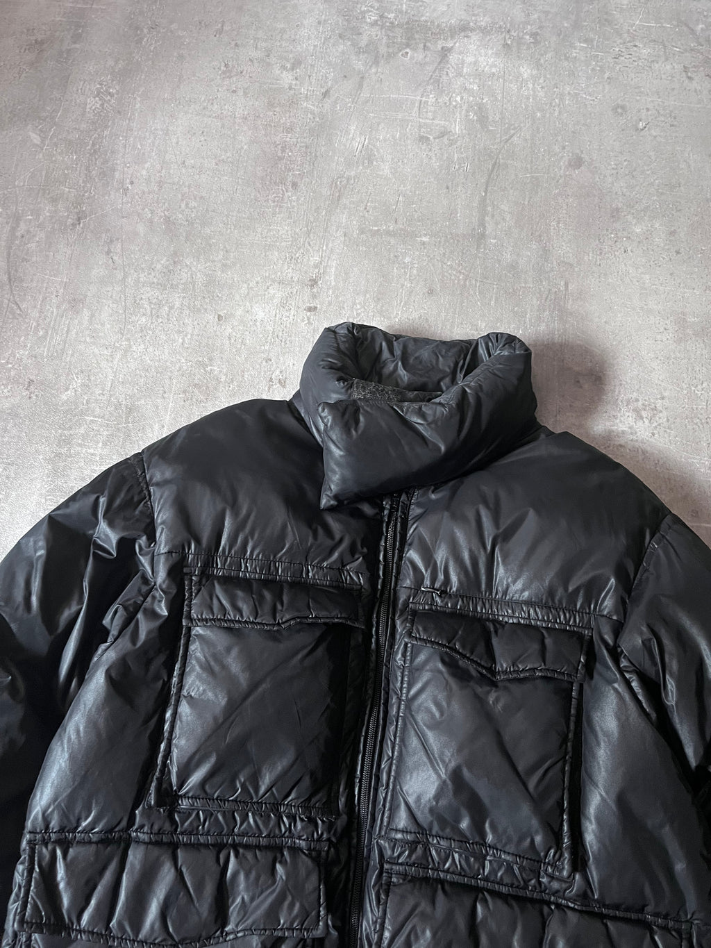 F/W 2017 Acne Studios MInus Gloss Down Puffer Jacket Black Men -  M