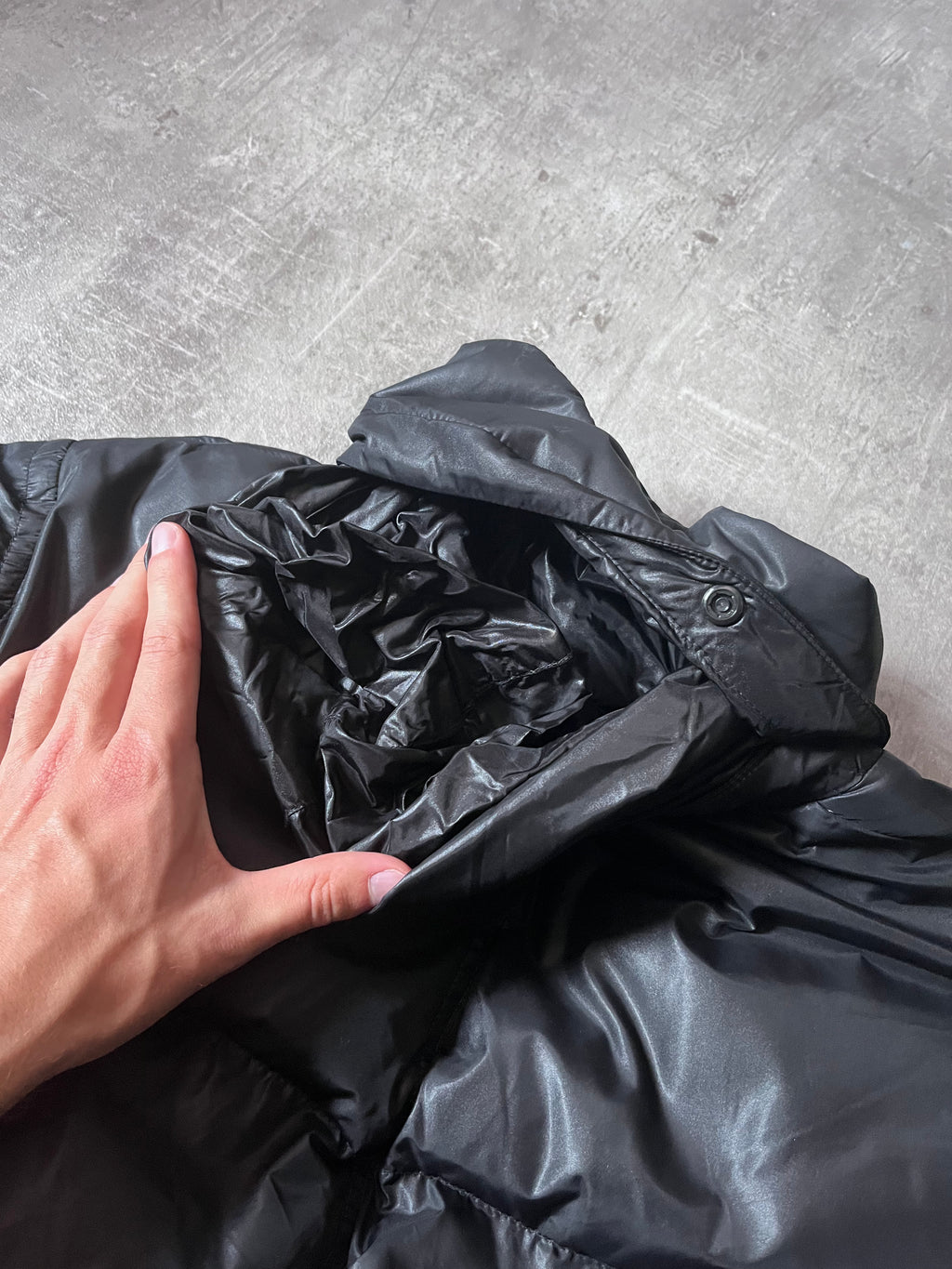 F/W 2017 Acne Studios MInus Gloss Down Puffer Jacket Black Men -  M