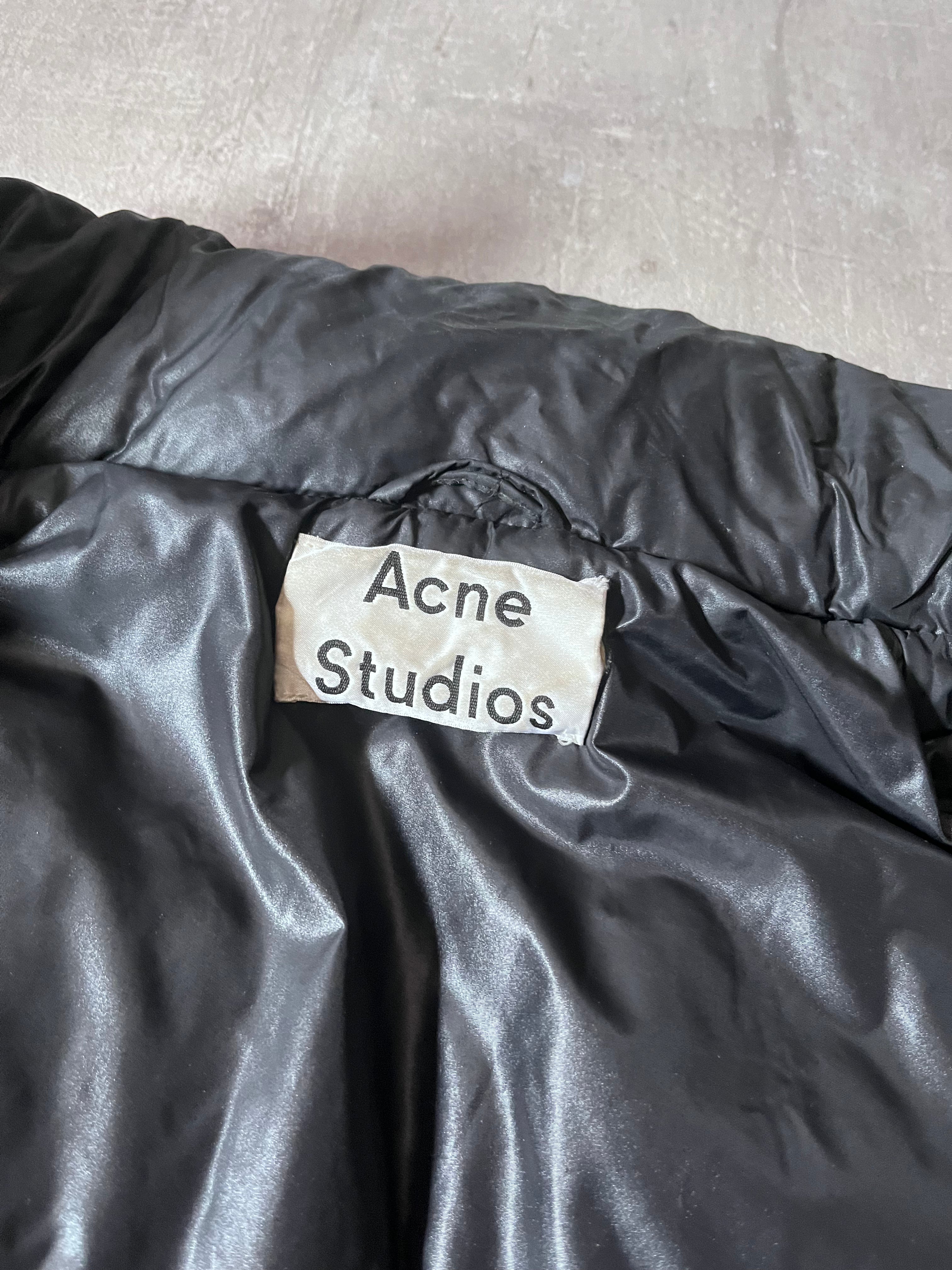 F/W 2017 Acne Studios MInus Gloss Down Puffer Jacket Black Men -  M