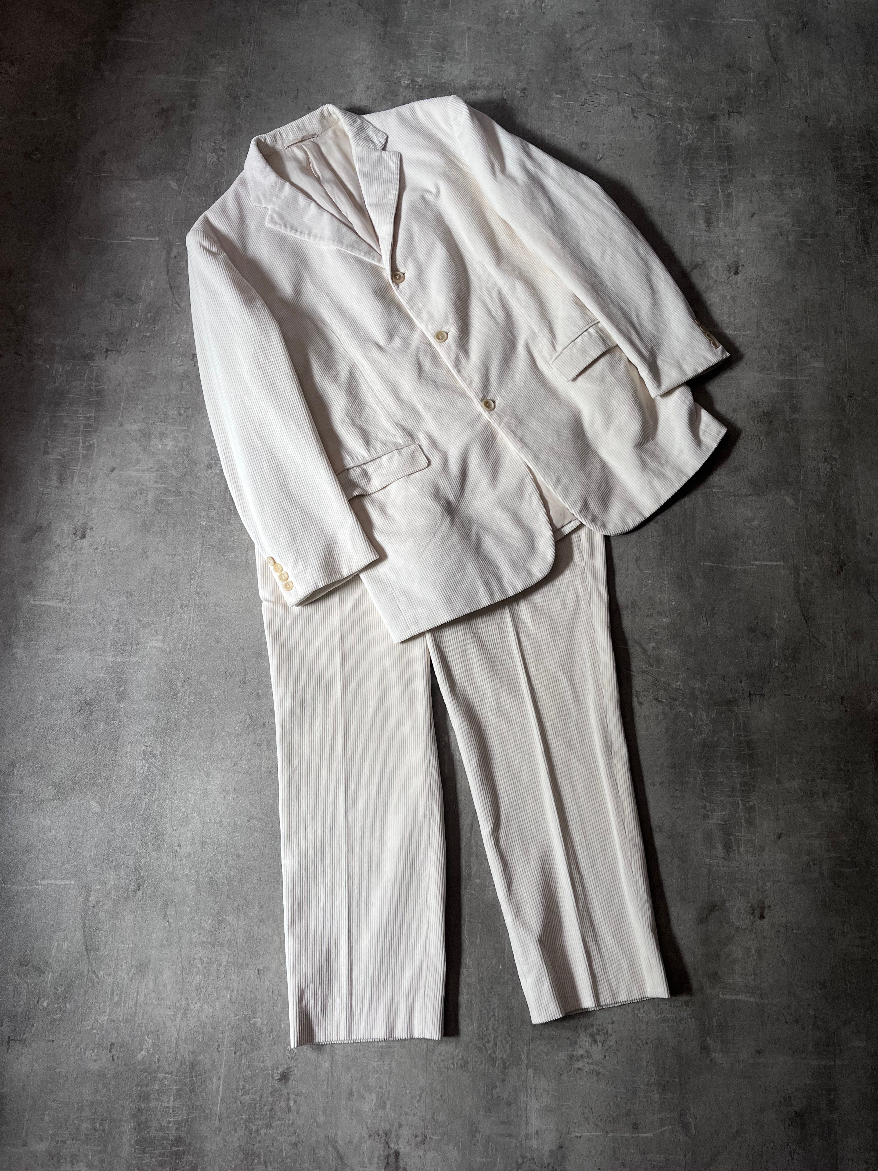 Jil Sander by Raf Simons Corduroy Suit Beige Men - XL