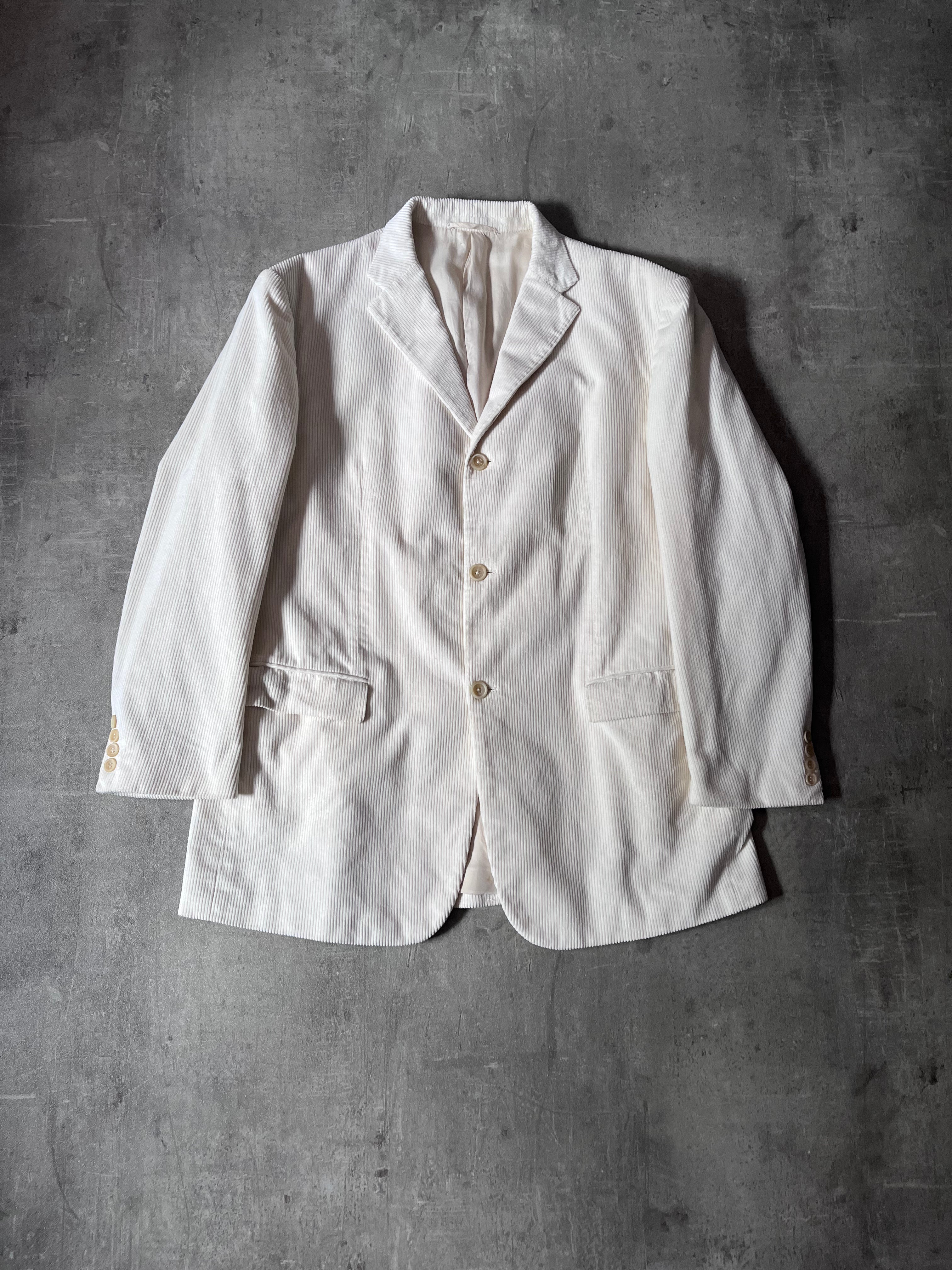 Jil Sander by Raf Simons Corduroy Suit Beige Men - XL