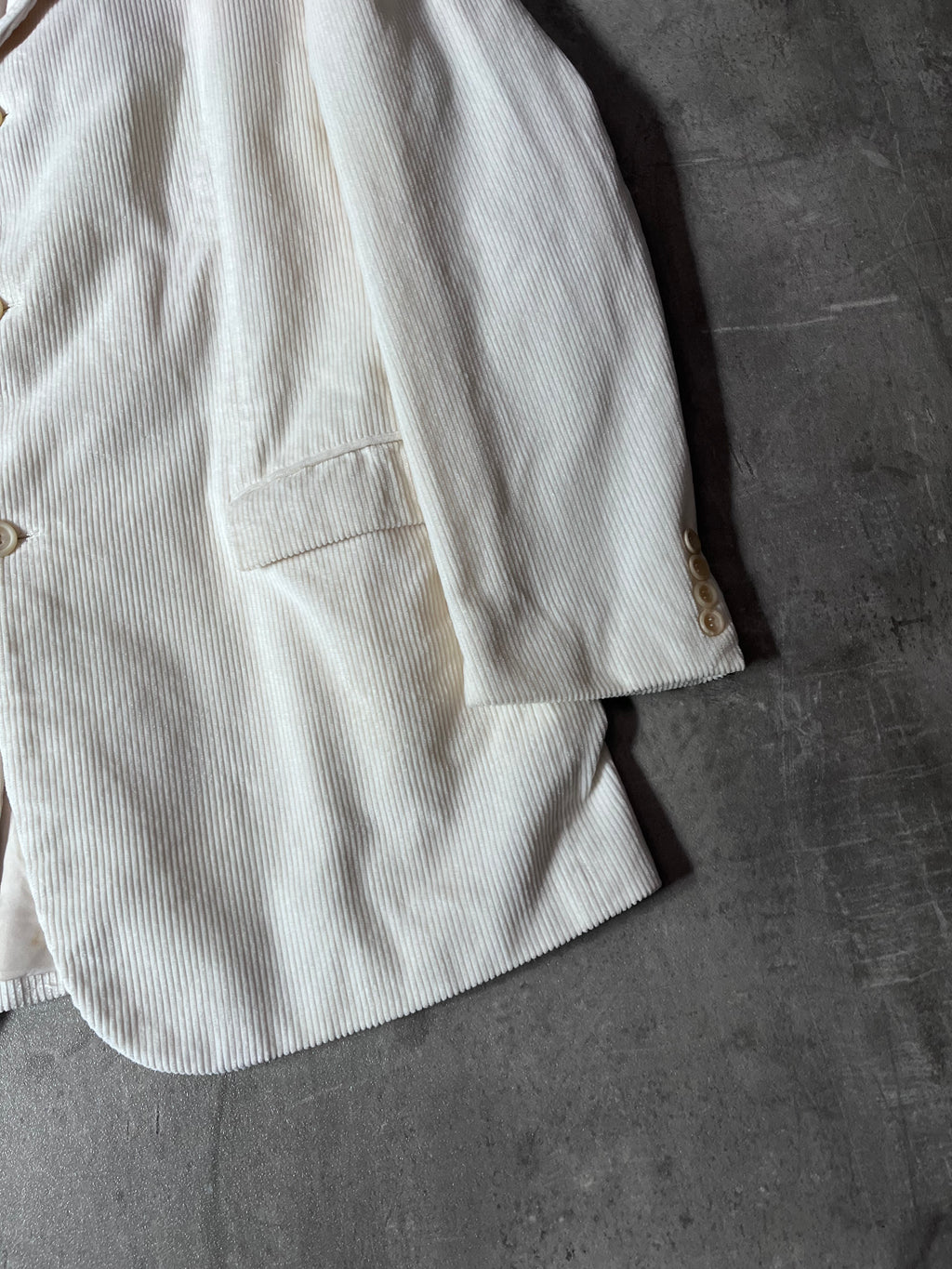 Jil Sander by Raf Simons Corduroy Suit Beige Men - XL