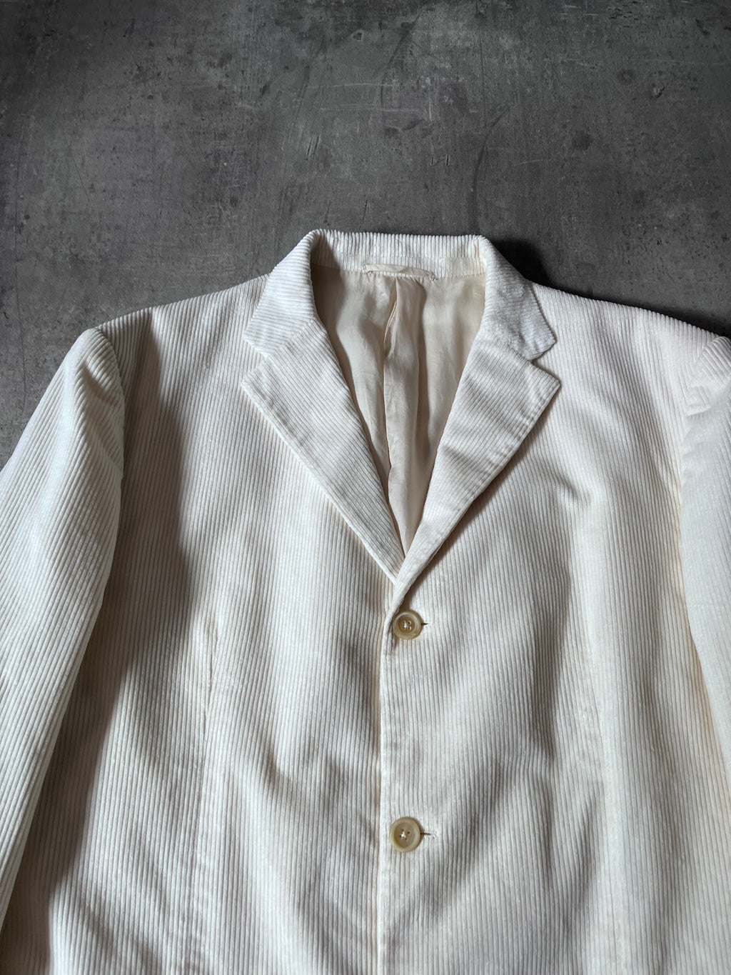 Jil Sander by Raf Simons Corduroy Suit Beige Men - XL