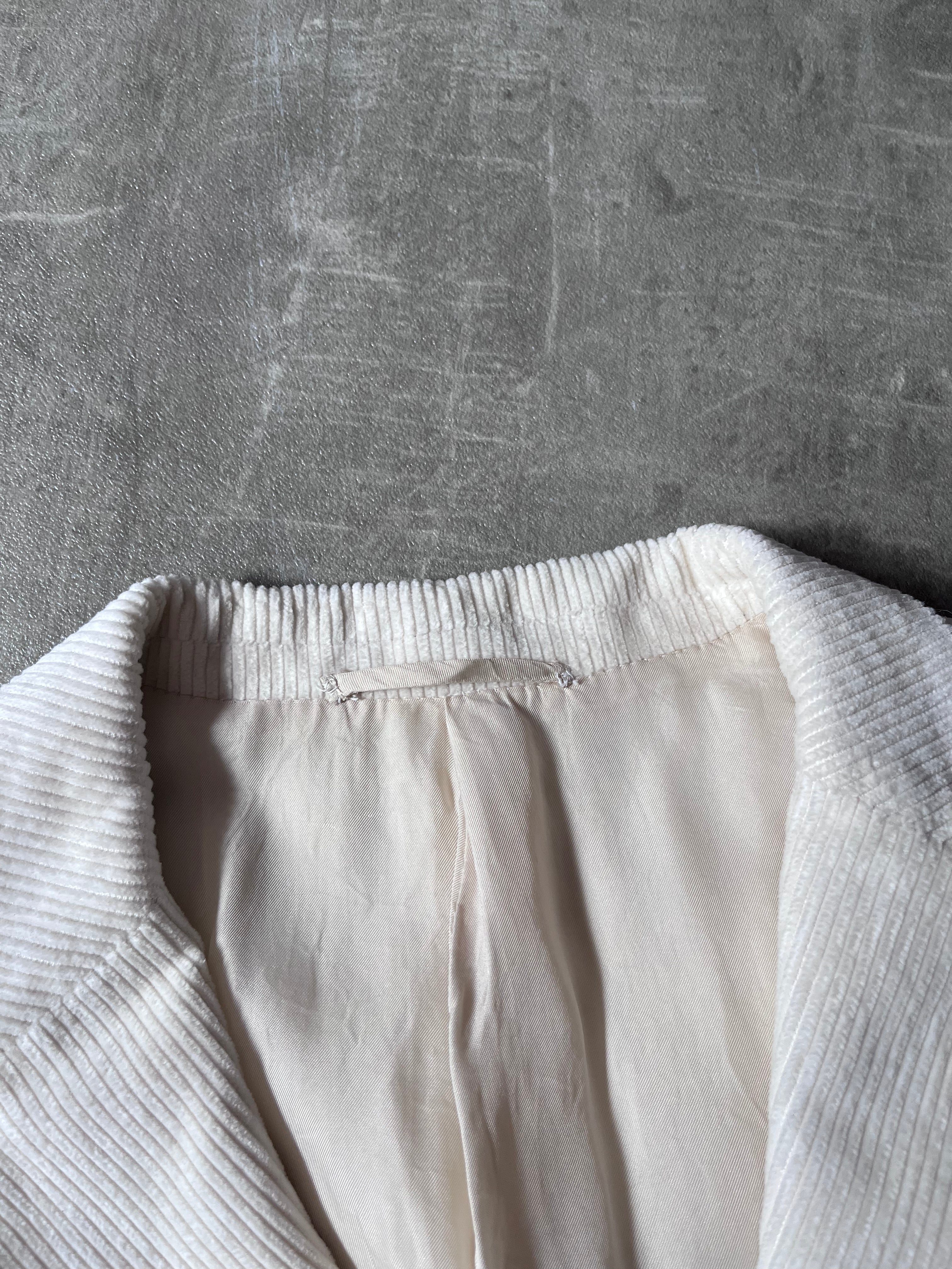 Jil Sander by Raf Simons Corduroy Suit Beige Men - XL