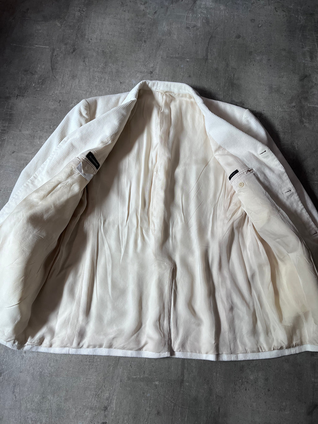Jil Sander by Raf Simons Corduroy Suit Beige Men - XL