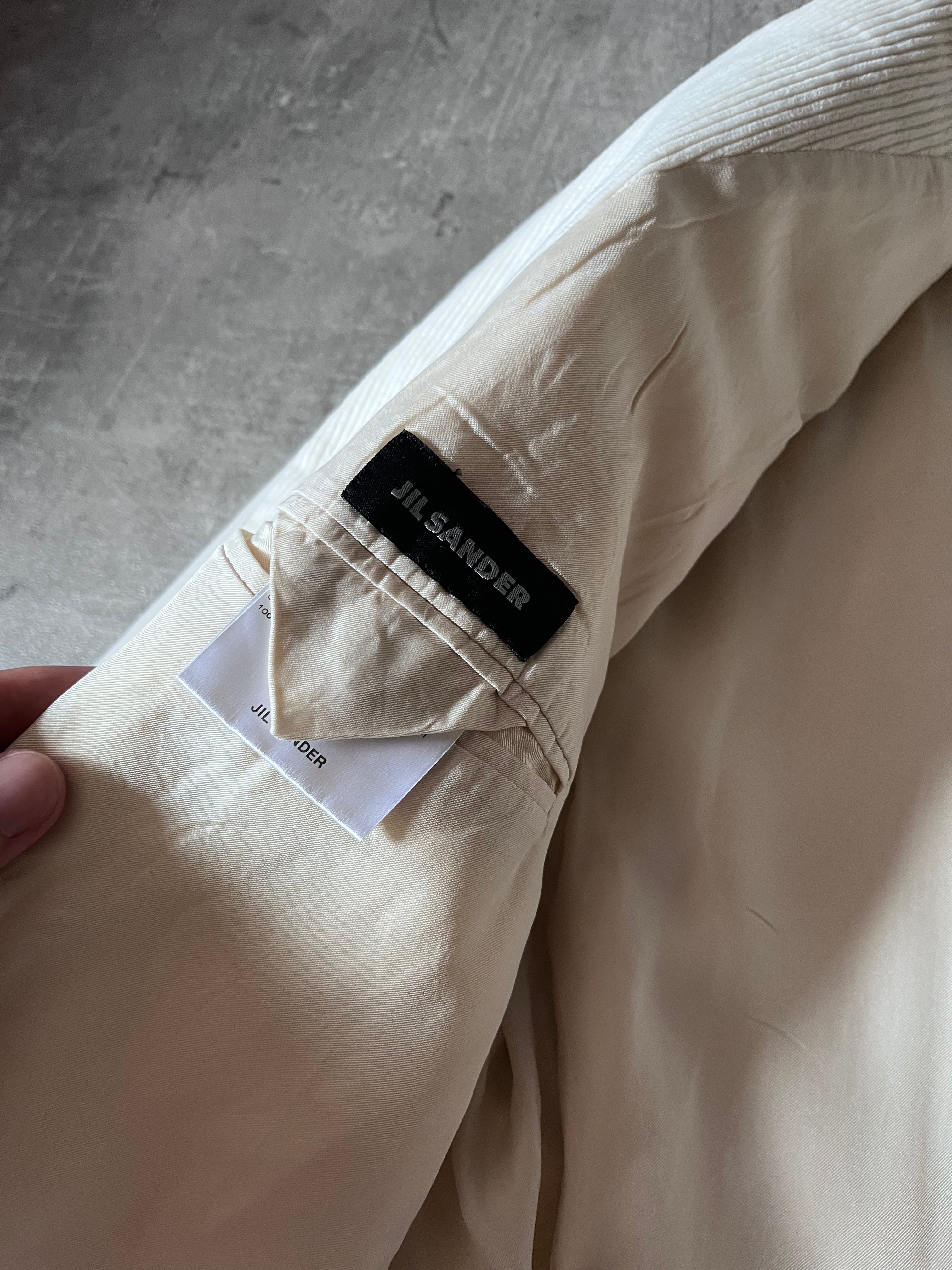Jil Sander by Raf Simons Corduroy Suit Beige Men - XL