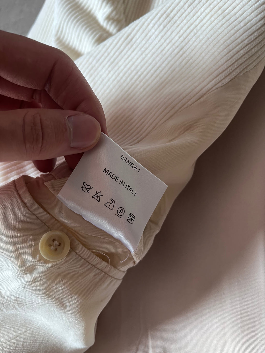 Jil Sander by Raf Simons Corduroy Suit Beige Men - XL