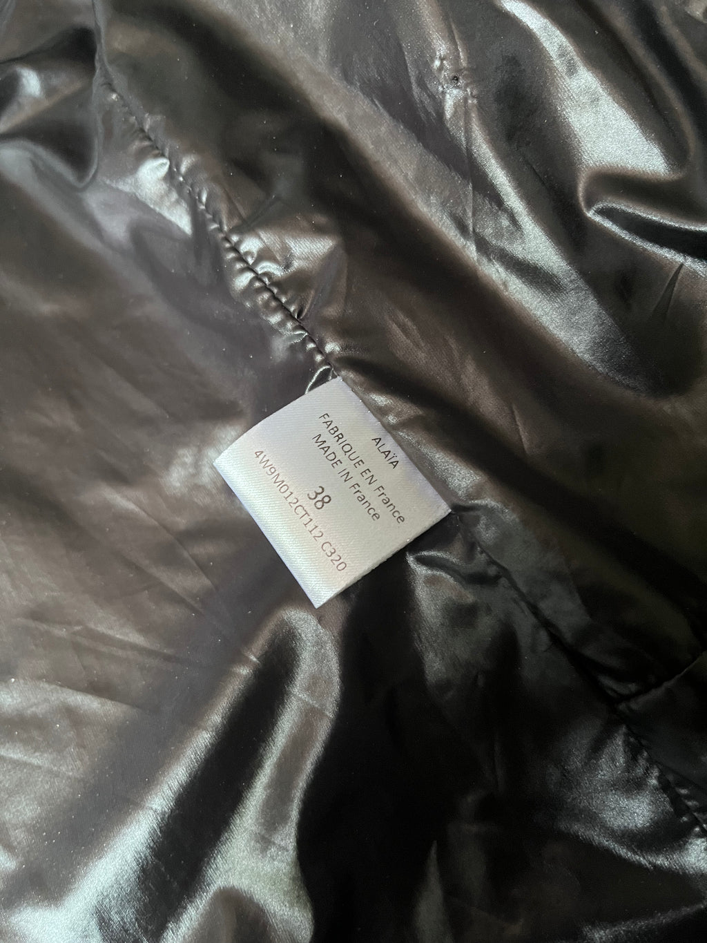 Alaia Double Breasted Wool Coat Burgundy Women - M