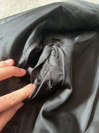 F/W 1998 Gucci by Tom Ford Leather Blazer Jacket Black Women - S