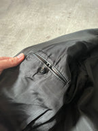 F/W 1998 Gucci by Tom Ford Leather Blazer Jacket Black Women - S