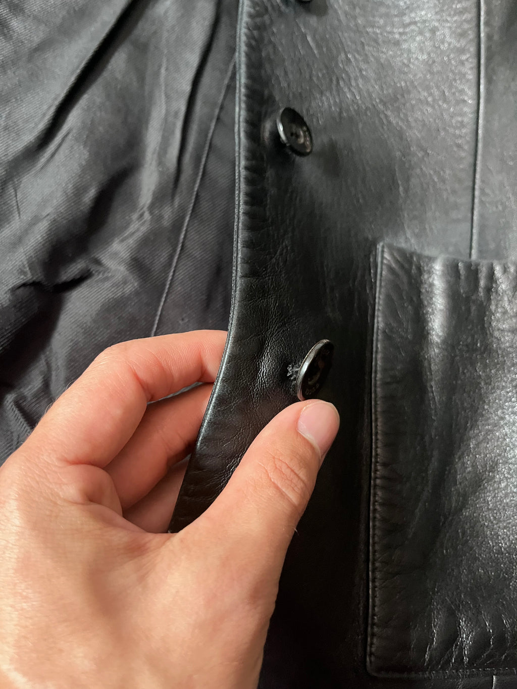 F/W 1998 Gucci by Tom Ford Leather Blazer Jacket Black Women - S