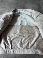 Dries Van Noten Polka Dot Silk Jacket Beige/White Women - L