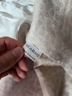 Dries Van Noten Polka Dot Silk Jacket Beige/White Women - L