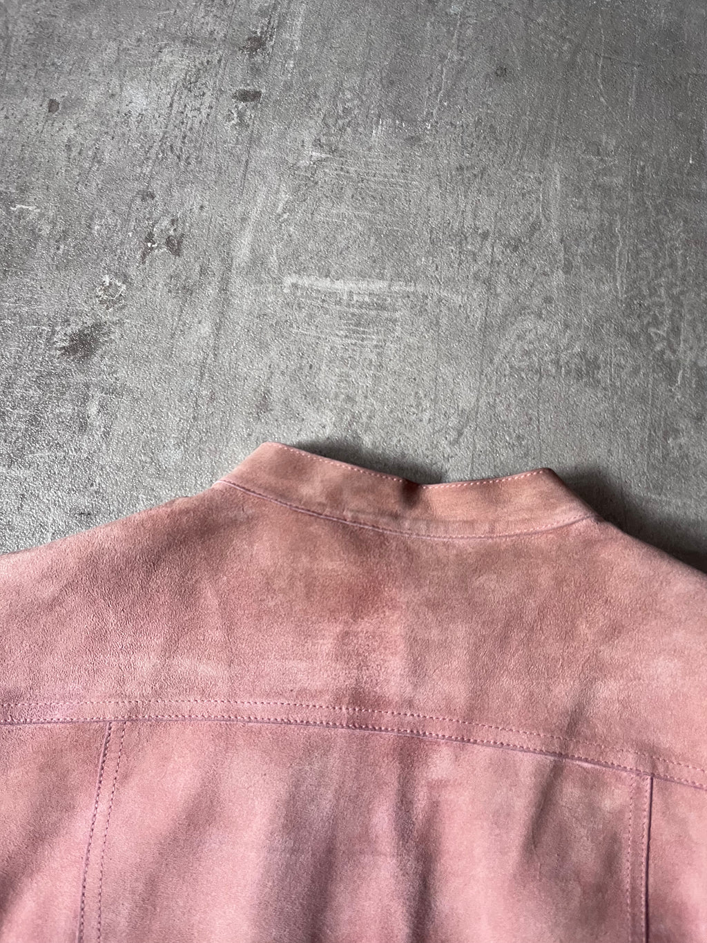 2000s Gucci by Tom Ford Suede Leather Jacket Pink Women - S