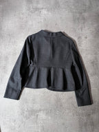 2008 Miu Miu Wool Set Suit Grey Women - M