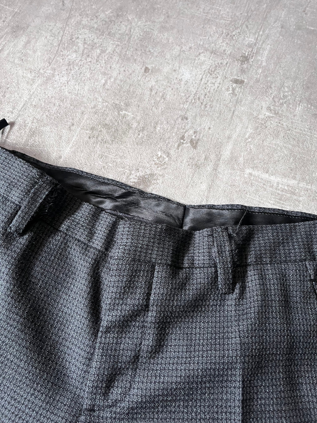 2008 Miu Miu Wool Set Suit Grey Women - M