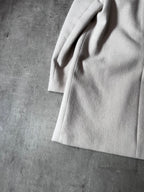 Isabel Marant Straight Cut Wool Coat Beige Women - M
