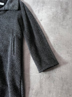 Max Mara Alpaca Wool Heavyweight Long Oversize Coat Grey Women - M