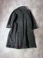 Max Mara Alpaca Wool Heavyweight Long Oversize Coat Grey Women - M