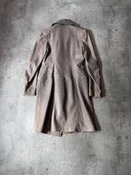 2000s Plein Sud Leather Asymmetrical Coat Beige Women - M