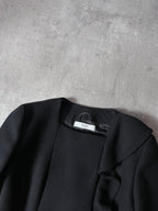 F/W 2008 Prada Heavy Straight Cut Wool Coat Grey Women - S