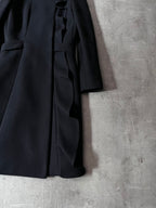 F/W 2008 Prada Heavy Straight Cut Wool Coat Grey Women - S