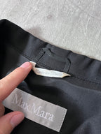 Max Mara Wool Formal Blazer Jacket Black Women - XL