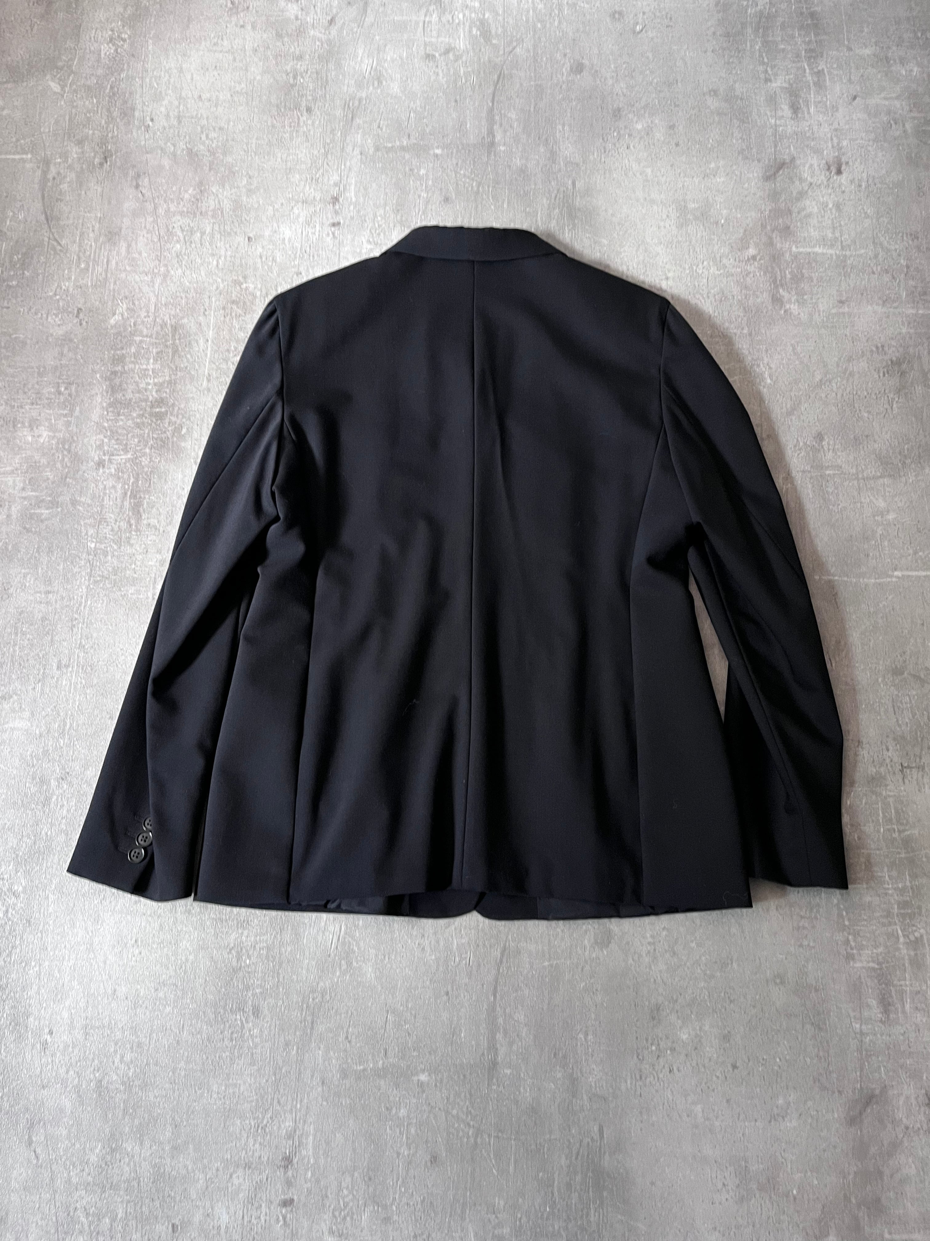 Max Mara Wool Formal Blazer Jacket Black Women - XL