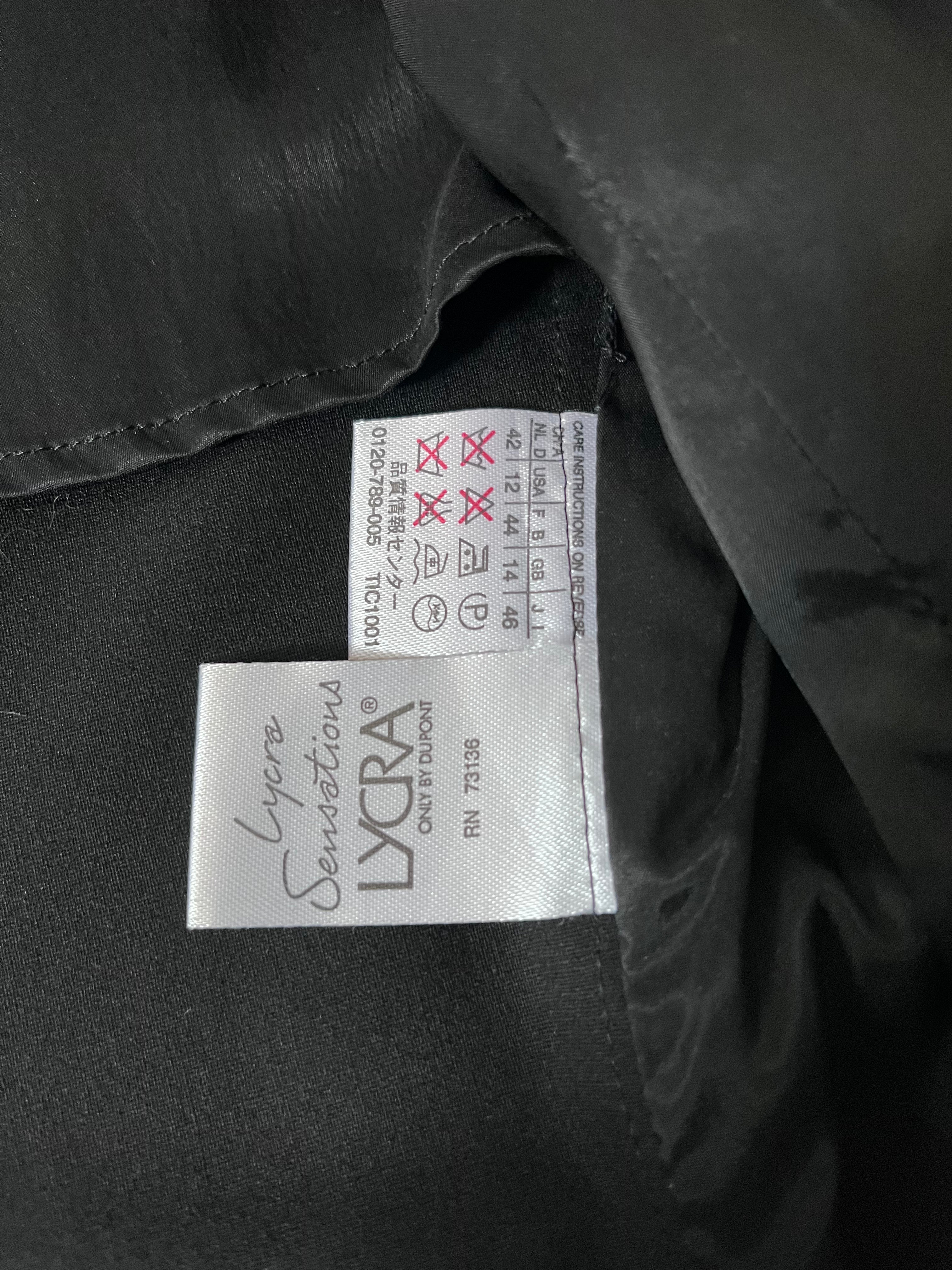 Max Mara Wool Formal Blazer Jacket Black Women - XL